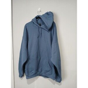 Gildan Light Blue Pullover Hoodie With Pocket. Men Size 3XL. New.